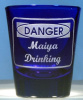 Personalized Shot Glass Danger